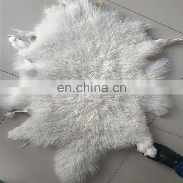 High Quality Mongolian Sheep Fur Skin Real Fur Skin for Women