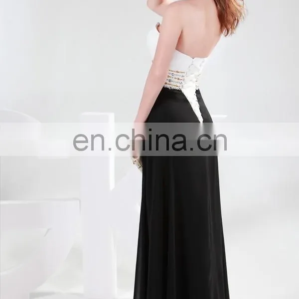 2015 Grace Karin New Design Sexy Sweetheart Sleeveless Long Chiffon Plus Size Evening Dress CL4429 photo-3