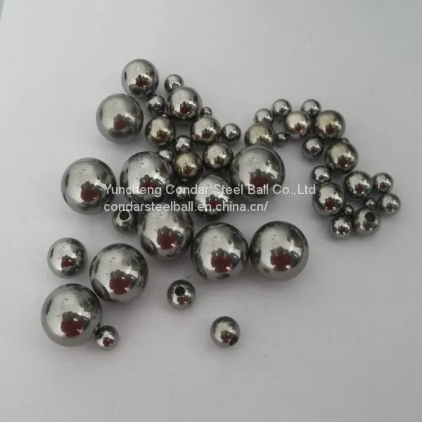 304 AISI304 2mm 4mm 10mm Stainless Steel Hollow Ball With Hole