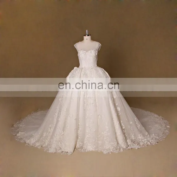 Perfect Real Picture Royal Wedding Dress Bridal Gown