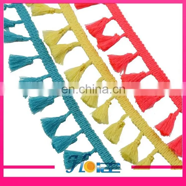 Hea181 4cm Width Mop Fringe Trimming Tassel Fringe Lace for Decoration photo-5