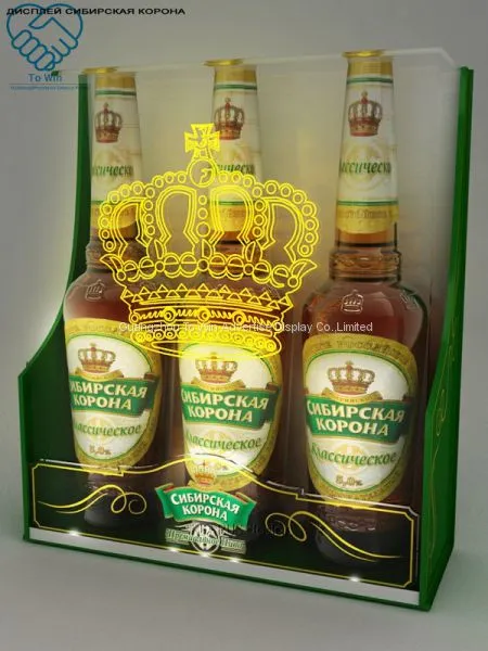 High Quality Glass Cabinet Acrylic Wine Display Box for Supermarket photo-4