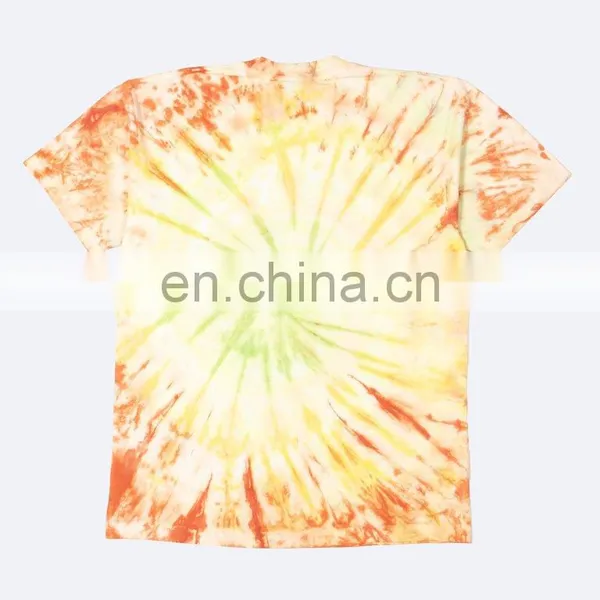 DiZNEW Wholesale Tie Dye Men's T-shirts Cotton T Shirt Men photo-4
