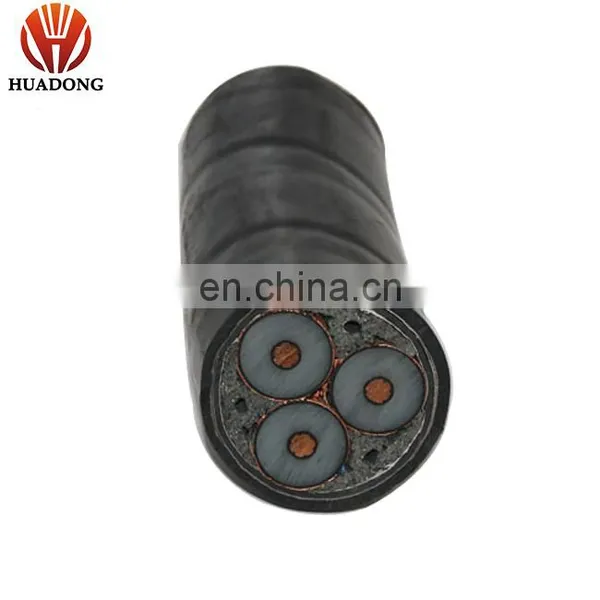 3X150mm2 Medium Voltage PVC Sheathed XLPE Insulated Copper Power Cable photo-6