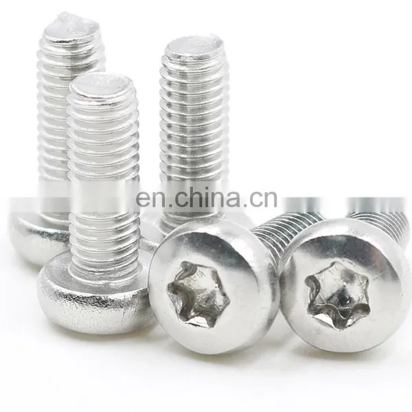 Pan Round Head Six Lobe Pin In Torx Security Screw Bolt M8 photo-2