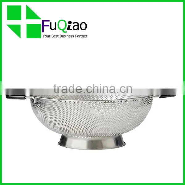 High Quality Cooking Tools Food Grade Stainless Steel Basket Strainer Vegetable Strainer photo-2