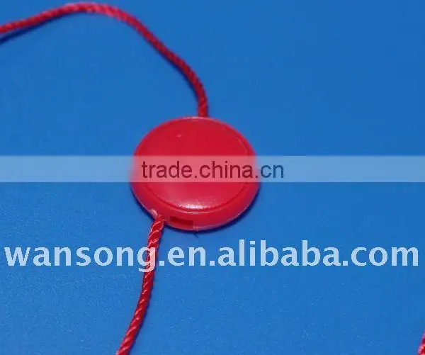 OEM Embossed Industrial String Seal, Custom Design Hang Tag With Plastic Locker and Nylon String photo-5