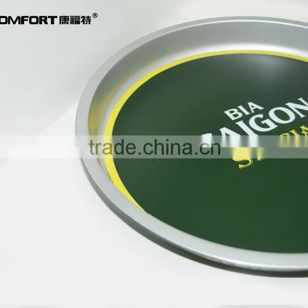 New Products 2016 Abs Round Serving Tray Melamine Trays Wholesale photo-3