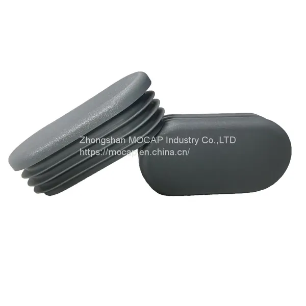 Plastic Furniture Oval Tube Plugs for Table Chair Desk Pipe photo-3