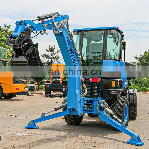 China Construction Machinery Good Quality Backhoe Loader Wheel Front Loader And Backhoe Front Loader And Backhoe photo-4