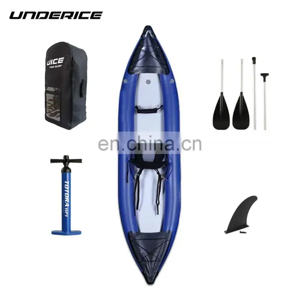 2022 Hot Sale Inflatable Kayak Drop Stitch Fishing Inflatable Canoe With Accessories photo-3
