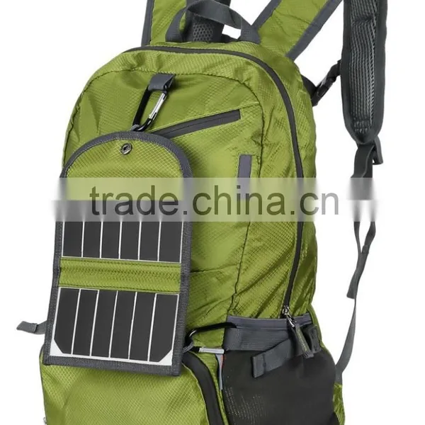 Waterproof Solar Hiking Daypack,solar Battery Backpack,solar Folding Hiking Backpack photo-5
