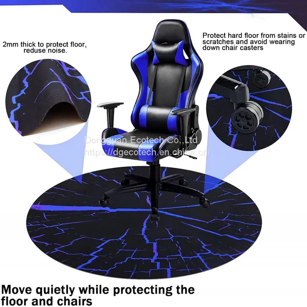 Non Slip Gaming Chair Floor Protection Gaming Zone Chair Mat Desk Mat Rolling Chair Floor Pad photo-5