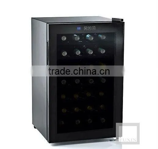 FUXIN:JC-65BFW,.Thermoelectric Wine Celler With Glass Door Hold 28 Bottles/cave a Vin.