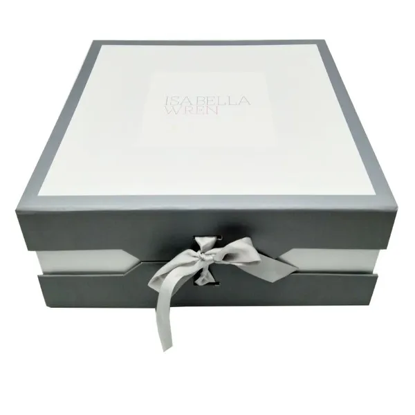 Custom Logo Sublimation Luxury Brand Cardboard White Caja Clothes Cosmetic Paper Gift Packaging Box