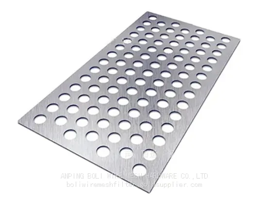 Professional Factory Supply Stainless Steel Punched Hole Mesh/ Perforated Metal Mesh,BOLI Perforated Metal MESH-2025 photo-5