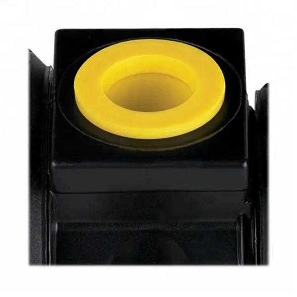 Thick Wide Flange Pump Fittings Cylinder Valve Protection Yellow Tapered Polyethylene Flexible Conduit End Cap photo-4