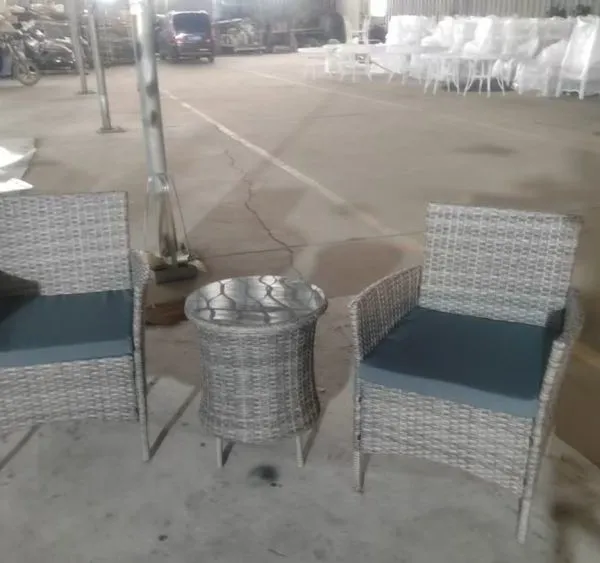 Factory Directly Supply Modern Rattan Garden Set Party Used Beer Iced Set With Waterproof Cushion photo-3