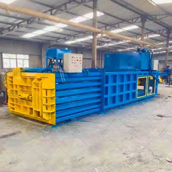Heavy Duty Paper Cardboard and Film Horizontal Hydraulic Baler photo-3