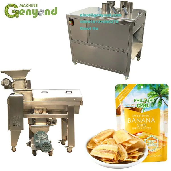 Complete Fruit Plantain Banana Chip Chips Making Production Equipment Machine photo-2