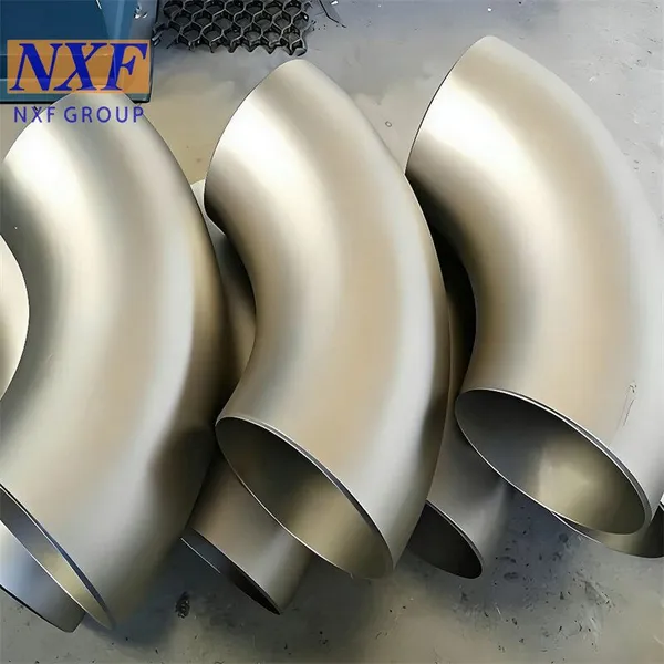 NXF UNS N10276 2.4819/NiMo16Cr15W/C276 OD DN15-1200 Thickness SCH10-XXS Nickel Alloy 90/45 Deg LR/SR Butt Welding Elbow photo-3