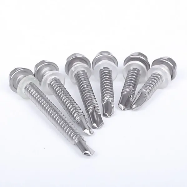 Fast Drilling Self Drilling Screws for Metal Roofing With EPDM Washer Stainless Steel 410 photo-2