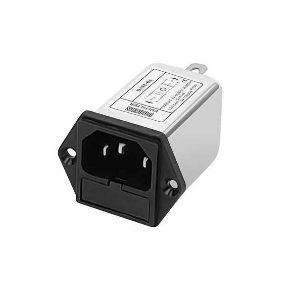 DAI2 IEC Inlet EMI Filter with Fuse 1A 3A 6A 10A 250V AC Single Phase RFI Noise Filter for Medical Instruments and Industrial Equipment | DOREXS