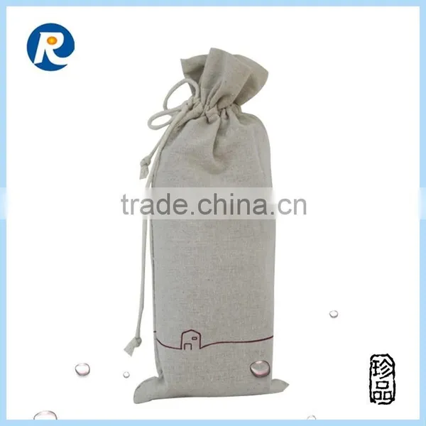 Cheap Promotional Drawstring Jute Gunny Linen Bags