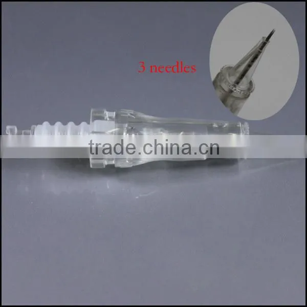 3 Needles Disposable Tattoo Tube With Needle Electric Cosmetic Tattoo Needles