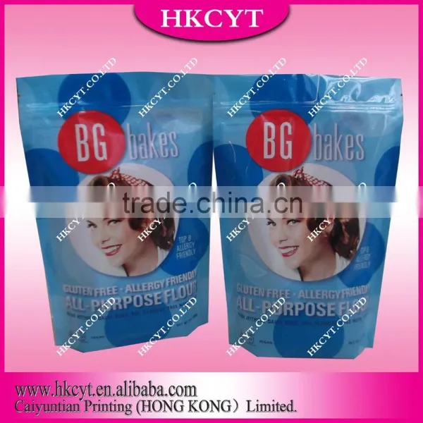 Gravure Printing Custom Design Hair Packaging Bags With Zipper photo-3