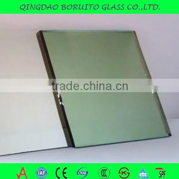 Factory Direct Sale 6mm Dark Green and Light Green Reflective Float Glass Price photo-3