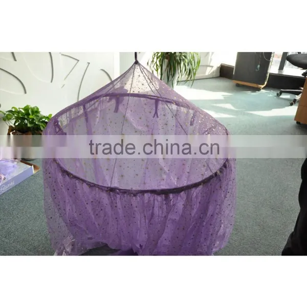 Children Circular Bed Canopy LED Mosquito Net Bed Baby Outdoor Folding Mosquito Net Tent photo-4