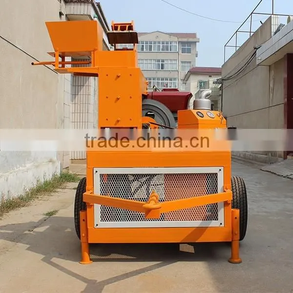 FL1-20 Adobe Compressed Earth Block Machine With Car Tire in India photo-4
