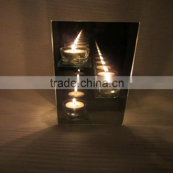 Wholesale Infinity Mirror Votive 3-tier Candle Holders photo-2