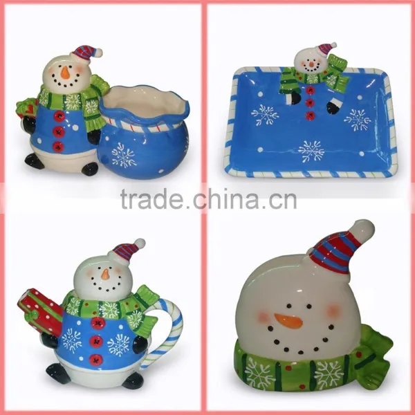 Christmas Ceramic Snowman Spoon Rest Decal photo-2