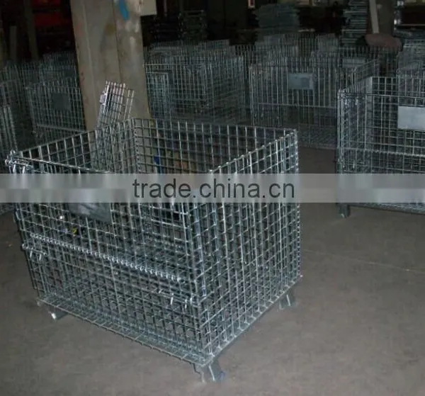 hot sale collapsible wire mesh container