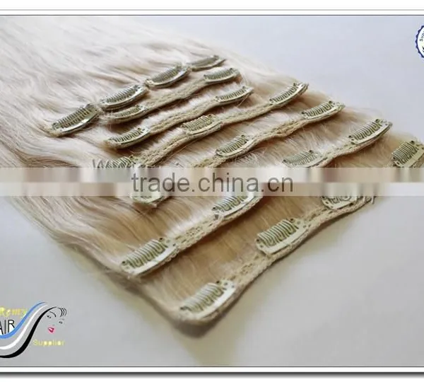 Human Hair Extensions Clip in Hair Extensions for White Women Remy Clip in Hair Extension 220 Grams photo-2