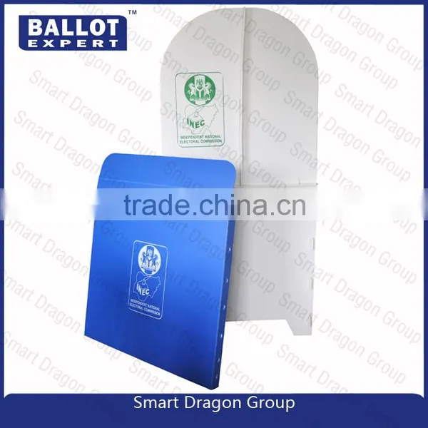 Hot Selling Double Desk pp Hollow Board Voting Booth photo-2