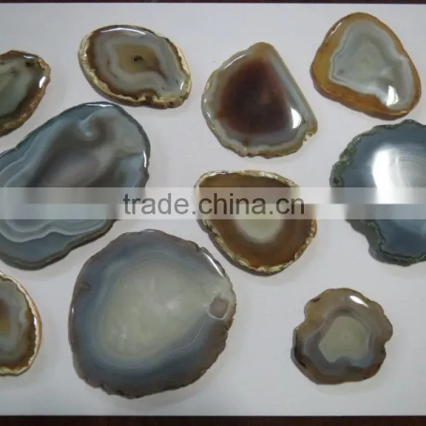 Banded Striped Botswana Agate Slices Loose Gemstones photo-2