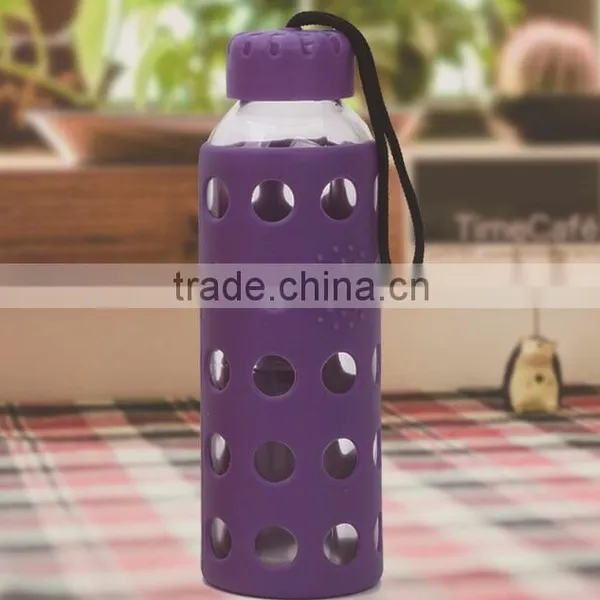 Glass Water Bottle Silicone Sleeve Silicone Sleeve for Bottle photo-3