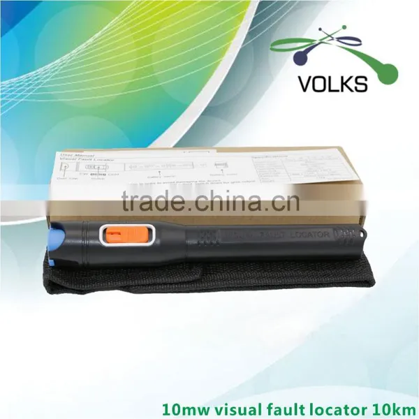 10mw Visual Fault Locator 10km Fiber Optic Cable Tester 12km Red Laser Light