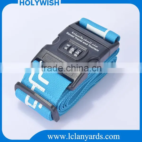 Fabric personalized luggage tag loop strap