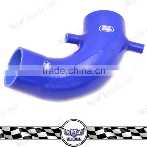 Silicone Hose Induction Hose, Blue Silicone Rubber Hose Air Intake Pipe, High Temperature Silicone Hose photo-2