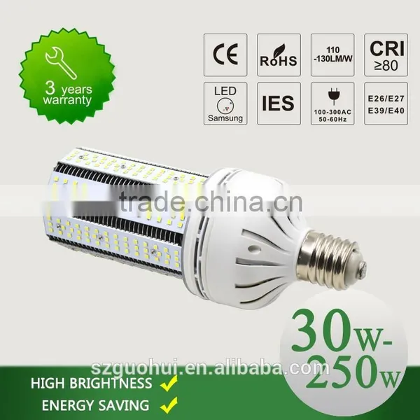 40W High Efficiency SMD LED Corn Light CE RoHS Ra80 3 Years Warranty