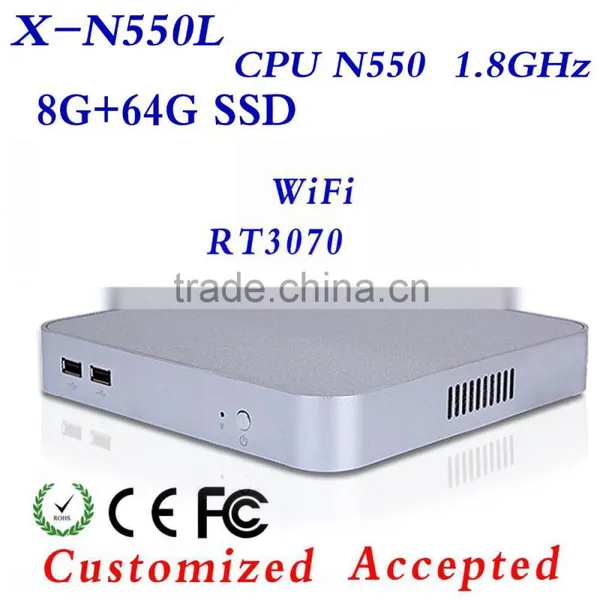 Desktop Computers N550 8g Ram 64g Ssd Operative Memory Ddr3 Game Computer Mini Computer Server Window 8.1/7/XP/Ubuntu