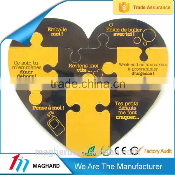 China Supplier Wholesale Custom Fridge Magnets Type Paper Puzzle Magnet photo-6