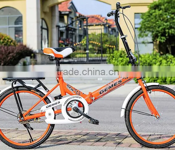 20 Inch High Quality Aluminum Alloy Folding Bike / Single Speed Folded Bicycle photo-6