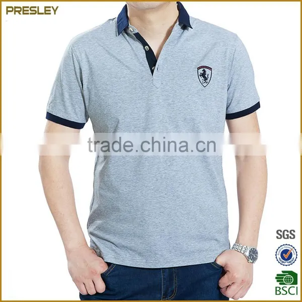 Hot Sell Shirts Collar Polo Shirts With Woven Fabric Collar Shirts Collar photo-3