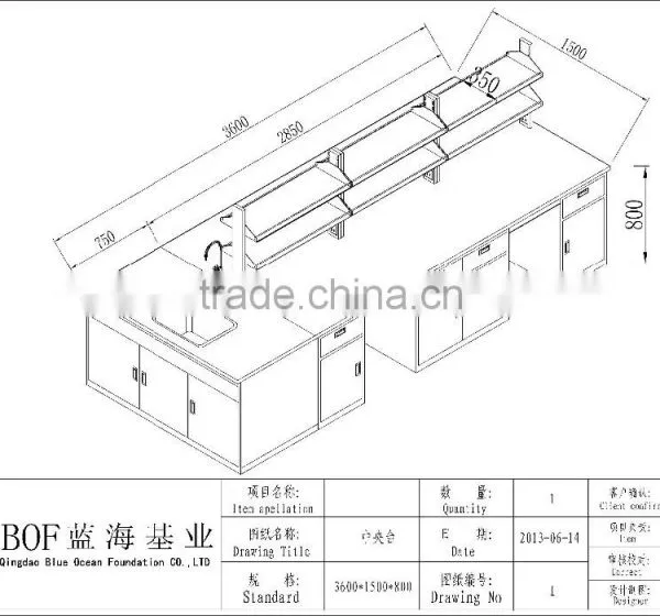 Galvanized Steel Laboratory Work Bench photo-5
