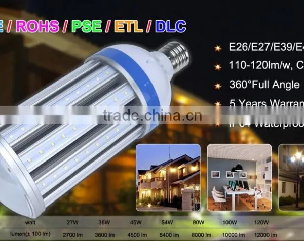 Led Lamp 360 Degree Led Corn Light and Corn Led Bulb E40 E27 E26 E39 DLC UL Corn Light photo-4